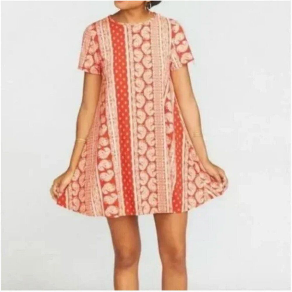 Show Me Your Mumu Em Mini Dress Paisley Size Large